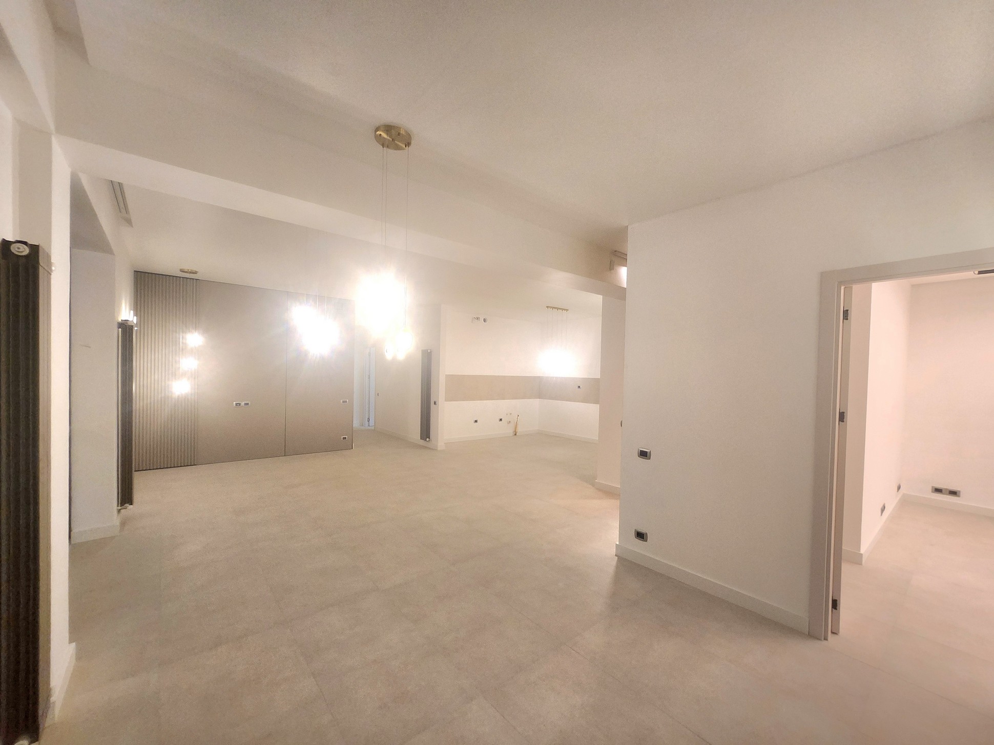 Master bathroom double vanity with mirrors
