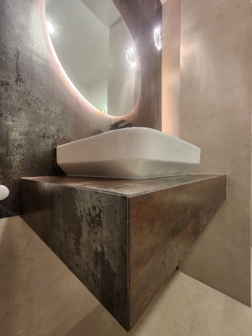 Guest bathroom storage solutions